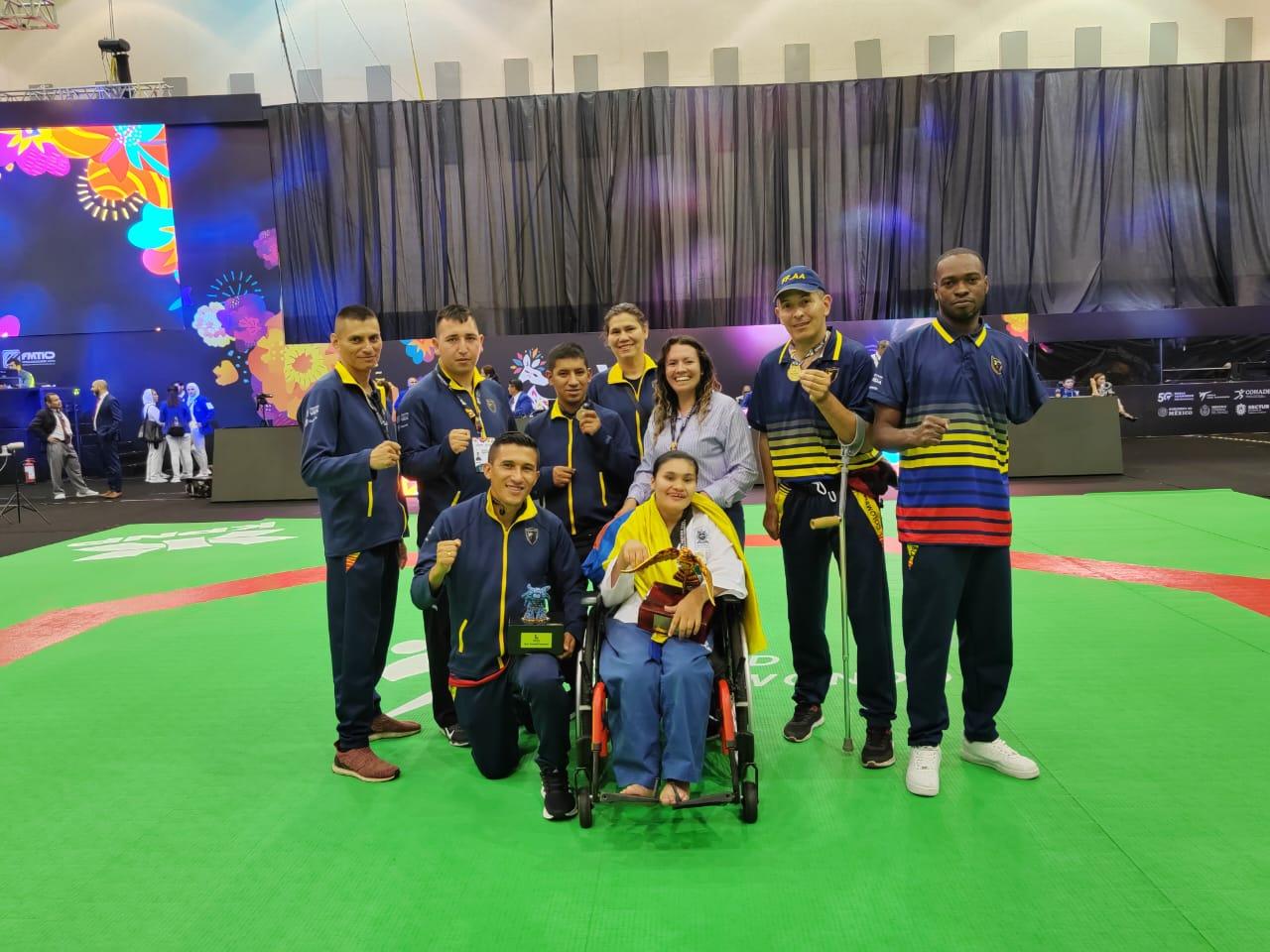 Usuarios de la DIVRI brillan en mundial de parataekwondo en México